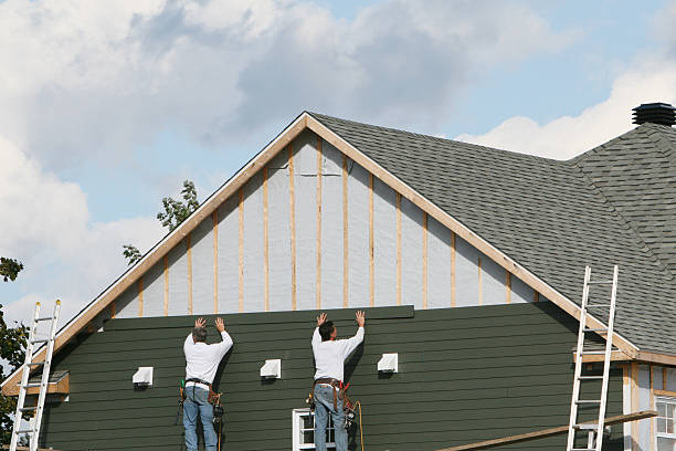 Professional Vinyl Siding technician working in Lawsonville, NC